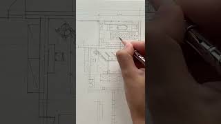 Floor Plan Drawing by @kha.nanaa #archisource #architecture #floorplans #drawingprocess #floorplan