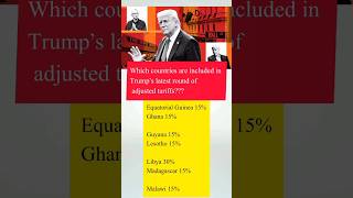 Trump Tariffs| Trump New Tariff's #trumptariffs #donaldtrump #tariffs2025 #usa #us #shorts #trump