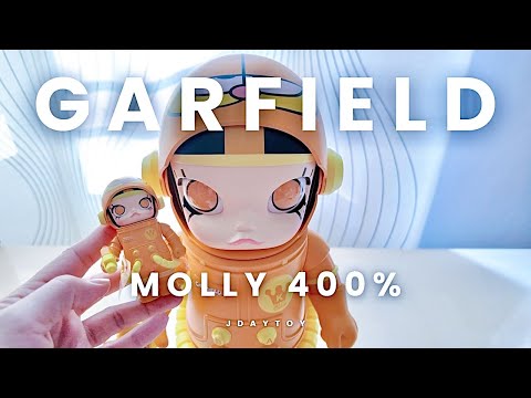Unboxing : 🎁✨Mega Space Molly Garfield 400% น่ารักมากก สีสวยมากกกกก | JdayToy