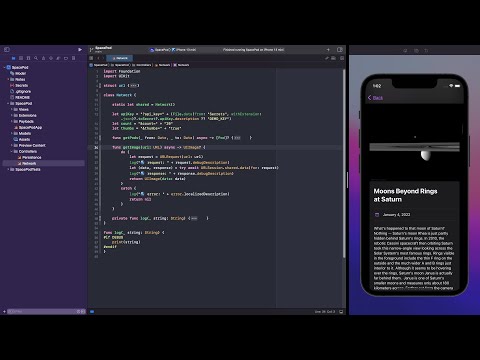 SpacePod 41 URLSession GET Image