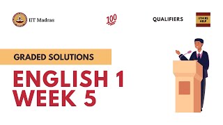 English 1 Week 5 | IITM BS Data Science Degree