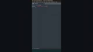 How to run a Java program in the Sublime Text Editor | code in  #shorts #sublime #java #tutorial