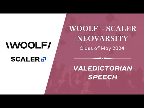 Valedictorian Gives Inspiring Speech to Woolf-Scaler Neovarsity Class of May 2024 | Grad Ceremony