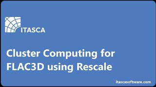 FLAC3D v9 2 Cluster Computing via Rescale