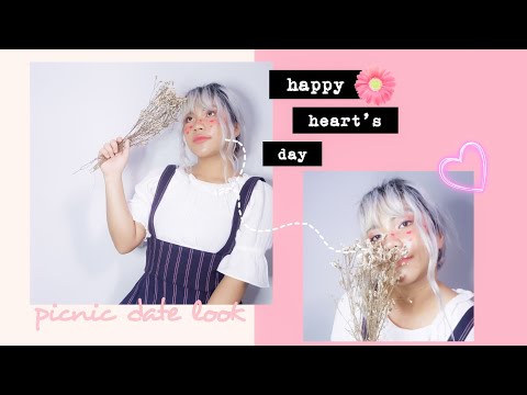 valentine's day inspired look || heart faux freckle