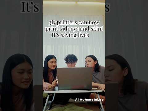 They 3D-Printed a Human Kidney… And It Actually Works! 🧬