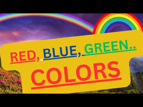 Colors @paristories21 Colours red, green, rainbow, yellow