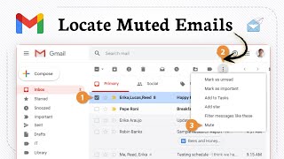 How to find muted emails in Gmail (Search Filters)