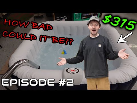 What Do I Really Think About This $315 Inflatable Hot Tub? Plugs in The Wall!