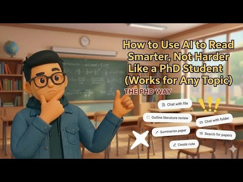 How to Use AI to Read Smarter, Not Harder Like a PhD Student (Works for Any Topic) | AI Mastery Lab