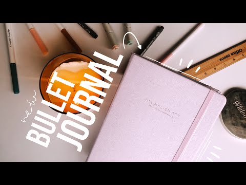 Setting Up My New Bullet Journal | 14 Spread Ideas! (Black, White & Kraft Theme)
