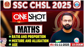 SSC CHSL Maths Classes 2025 | SSC CHSL Maths One Shot #3 | Maths By Deepak Bhati Sir