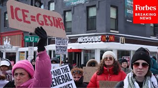 Protesters Hold Anti-ICE Demonstration In Washington, D.C.