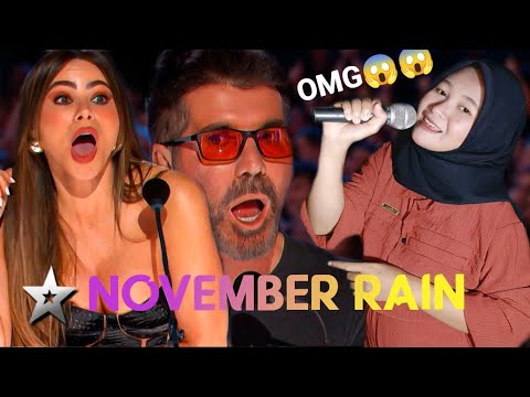 All The Judges Cry Hystericallt | When They Heard The Song November Rain With Extraordinary Voice