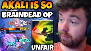 I hate how broken Akali Mid is. Disgustingly OP Kit with easy 100 to 0 combos.
