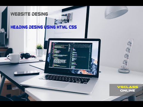 Hair Salon Heading Desing - vsclass online | Header Design | HTML CSS