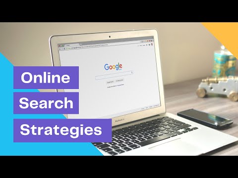 Online search strategies | Boolean search | Parentheses | Truncation