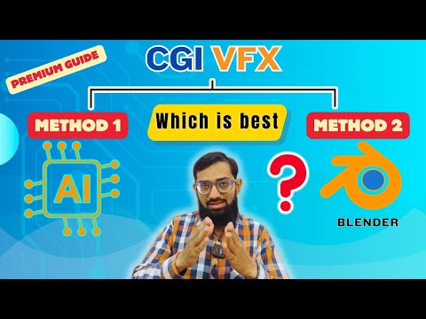 AI vs Blender for CGI & VFX – Beginner’s Guide (Premium Guide)