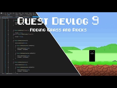 Quest Devlog 9 | Adding Grass and Rocks