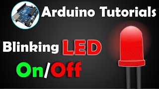 Arduino Tutorials using thinkercad | Blinking LED | on and off delay circuit.