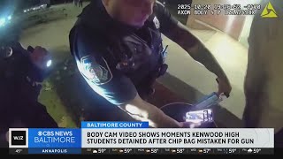 Body cam shows Baltimore County officers stunned after gun scare was just a bag of chips