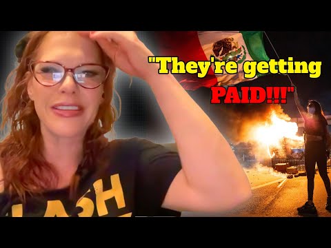 Gail Reacts to LA ICE Deportation "Peaceful Protest" RIOT Clips...