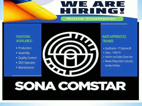 job vacancies in Sona comstar