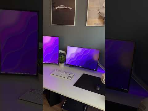 Purple Themed PC Desk Setup