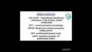 Medical Coding abbreviations