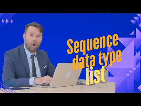 Sequence data type list