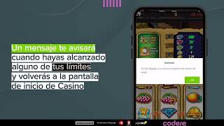Establece límites en tus sesiones de juegos en Codere.
