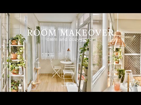 Cozy Room Makeover Philippines 🍃|  Cozy & Calm Porch Room Tour 🪴| Clean and Organize Home with Me 🧺