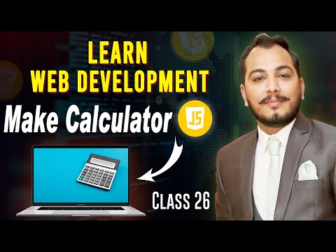 Class 26 Make a Simple Calculator Using JavaScript Only | No CSS Needed | Learning Hub by Ch Usman