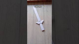 SWORD ORIGAMI TUTORIAL| HOW TO DIY FIGHTER SWORD CRAFT STEP BY STEP FOLDING| NINJA WEAPON