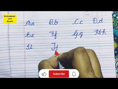 How to learn cursive writing |