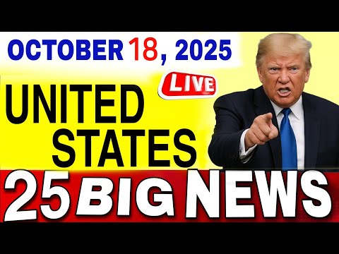 October 18 , 2025 United States News | US News Today | Washington latest news  | US Latest News |