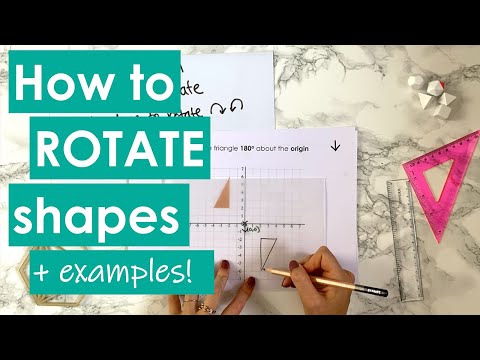 ■ How to rotate shapes + examples!