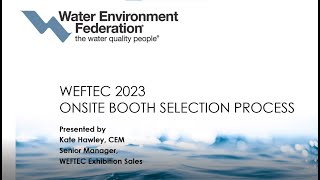 WEFTEC 2023 Webinar