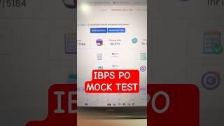 IBPS PO mock test 2024 #ibpspo2024