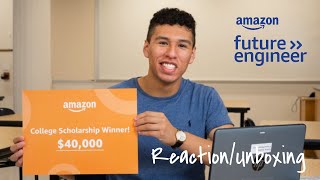 AMAZON Future Engineer Scholarship - Reaction, Reward Unboxing, Thoughts and Overview!
