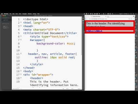 GDES 45 Basic Page with HTML 5 Containers
