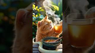 Chubby Orange Cat Cooks Fish in the Cutest Way! #OrangeCat #CookingCat #OrangeTabby #CatLovers