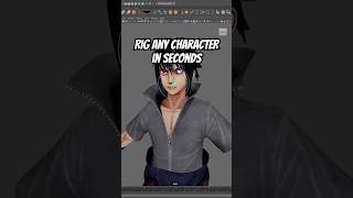 Rig Any Character in Seconds! #maya3d #rigging #charactermodeling #3dmodeling #blender3d #3dartist