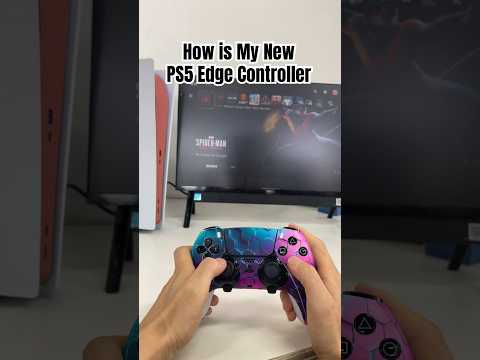 Glowing Hexagons Skin for PS5 Edge Controller #ps5 #playstation #ps5controller #ps5skin  #shorts