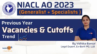 NIACL AO Recruitment 2023 | Generalist and Specialist | Previous Year Vacancies and Cutoffs Trend