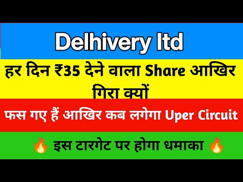Delhivery ltd share price today latest news today uper lower circuit Today