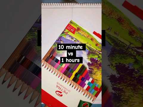 Today i drawing julia gisella 💖i tried my best🥺10 minute vs 1 hours#art #drawing #homairaart544