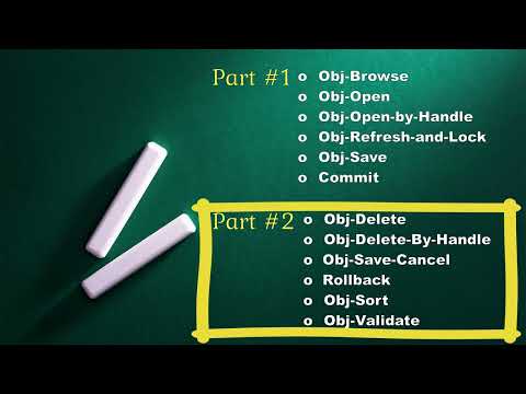 #Activity - Object Methods Part #2-Final (Obj-Delete&Handle/Rollback/Sort/Validate)
