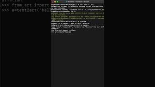 How to show your banner in terminal using python #coding #learnpythoninhindi #pythonprogramming