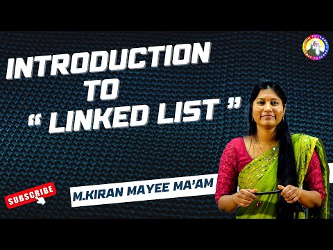 Linked List Introduction in Data Structures | Easy Explanation by M. Kiran Mayee Ma'am